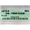 Image 3 : 1973-S IKE SILVER DOLLAR ICG PR69 DCAM