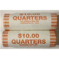2-$10 ROLLS OF 2008-D NEW MEXICO QUARTERS BU