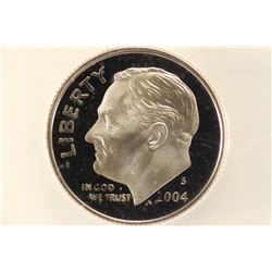 2004-S ROOSEVELT DIME ANACS PR70 DCAM