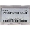 Image 3 : 1978-S LINCOLN CENT PCGS PR69RD DCAM