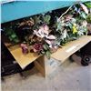 Image 1 : LARGE LOT OF ARTIFICAL FLOWERS AND PLANTS PLUS DECOR