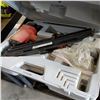 Image 2 : SAMONA PNEUMATIC NAILER IN GRAY CASE AND CORDUCT CORD PROTECTOR
