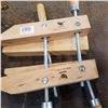 Image 2 : 4 ADJUSTABLE TOOL WOOD CLAMPS