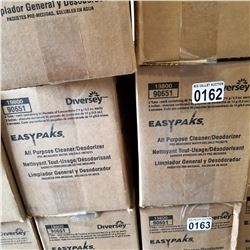 2 BOXES OF EASY PACKS ALL PURPOSE CLEANER DEODORIZER PRE MEASURED WATER SOLUBLE PACKETS RETAIL $53 P