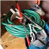 Image 1 : 2 "THE CLUB" CAR AND TRUCK ANTI-THEFT DEVICES W/ KEYS AND 50FT HOSE AND WALL CADDY