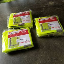 9 REFLECTIVE SAFETY VESTS