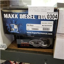 BLACK MAXX RACE TUNER AND NEW SET OF POWERBASS SPEAKERS