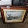 Image 1 : SMALL ROBERT BATEMAN POLAR BEAR PRINT