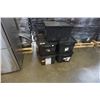 Image 3 : 5 BLACK INTERLOCKING LID STACKING STORAGE TOTES