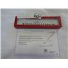 Image 1 : STERLING SILVER 6x4mm GENUINE 9CT/16 RUBIES - RUBY AND CZ BRACELET W/ APPRAISAL $1200