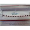 Image 2 : STERLING SILVER 6x4mm GENUINE 9CT/16 RUBIES - RUBY AND CZ BRACELET W/ APPRAISAL $1200