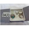 Image 1 : 4 STERLING RINGS