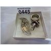 Image 1 : 2 STERLING RINGS AND PIN
