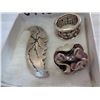 Image 2 : 2 STERLING RINGS AND PIN