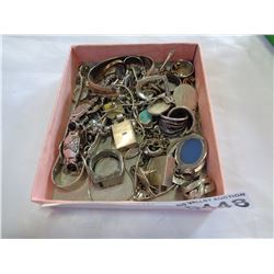 LOT OF STERLING JEWELLERY ETC