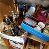 Image 1 : LOT OF COLOURED GLASS CARNIVAL GLASS, AND BRASS WARE