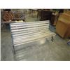 Image 1 : GREEN METAL GARDEN BENCH