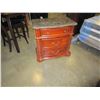 Image 2 : MARBLE TOP 3 DRAWER DRESSER