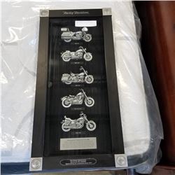 FRAMED HARLEY DAVIDSON SHADOW BOX
