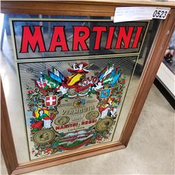 MARTINI AND ROSSI MIRRORED ADVERT