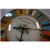 Image 2 : KENSINGTON SATION LONDON LARGE GLASS CLOCK