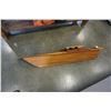Image 1 : HANDMADE WOOD BOAT