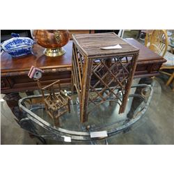 DECORATIVE TWIGS STOOL AND BIRDHOUSE CHAIR