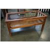 Image 2 : COFFEE TABLE LIFT TOP DISPLAY CASE