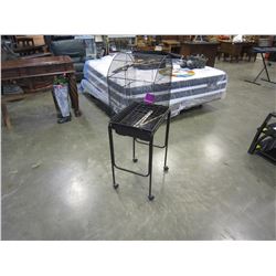 BIRDCAGE ON ROLLING STAND