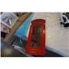 Image 2 : RED BRITISH TELEPHONE BOOTH MIRROR