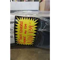 NEW 5" TWIN COVERED FOAM MATTRESS - RETAIL $229
