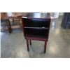 Image 1 : MAHOGANY FINISH SHELF UNIT