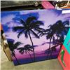 Image 2 : 2 CANVAS PRINTS - HIGH HEELS AND PALM TREES