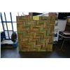 Image 2 : NEW HAND CRAFTED WOODEN ARTISAN WALL ART, 38X38 INCHES, WHOLESALE IS $205 CURRENT RETAIL IS $309