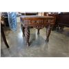Image 2 : ASHLEY FLOOR MODEL CARVED 1 DRAWER ENDTABLE - RETAIL $499