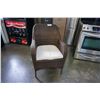 Image 3 : PLASTICIZED WICKER PATIO CHAIR