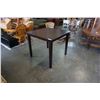 Image 1 : SQUARE PUB HEIGHT DINING TABLE