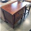 Image 1 : 2 DRAWER MODERN NIGHTSTAND