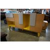 Image 3 : NEW MODERN TV CONSOLE, 2 DOOR, 1 DOOR 5FT LONG - RETAIL $1899