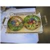 Image 1 : SET OF 6 FRUIT MOTIF ROCHARD LIMOGES FRANCE SIDE PLATES