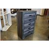 Image 2 : NEW WALTER FURNITURE RUSTIC WOOD LOOK 6 DRAWER HIGHBOY DRESSER