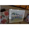 Image 1 : SIGNED WATER COLOUR OF FISHING DOCK