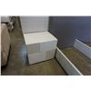 Image 10 : FLOOR MODEL ASHLEY ULTRA MODERN QUEENSIZE PLATFORM BEDFRAME W/ LED LIGHTING AND PAIR OF 2 DRAWER NIG