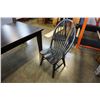 Image 2 : NEW PINE BLACK ANTIQUE HOOP BACK CHAIR - WHOLESALE PRICE $175, CURRENT RETAIL PRICE $269