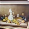 Image 2 : 29 x 25 STANLEY SIGNED OIL ON CAVNAS "FRUIT OF THE VINE"