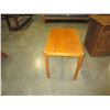Image 2 : MID CENTURY SIDE TABLE, HANGING LAMP. AND BOAT FIGURE