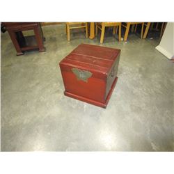 STORAGE TRUNK W/ BRASS FITTINGS