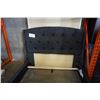 Image 2 : ASHLEY FLOOR MODEL QUEENSIZE TUFTED PLATFORM BEDFRAME - RETAIL $699