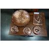 Image 1 : LOT OF COPPER JELLY MOULDS