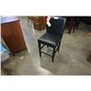 Image 1 : NEW 24" BLACK LEATHER COUNTER STOOL - WHOLESALE PRICE $175, CURRENT RETAIL $269
